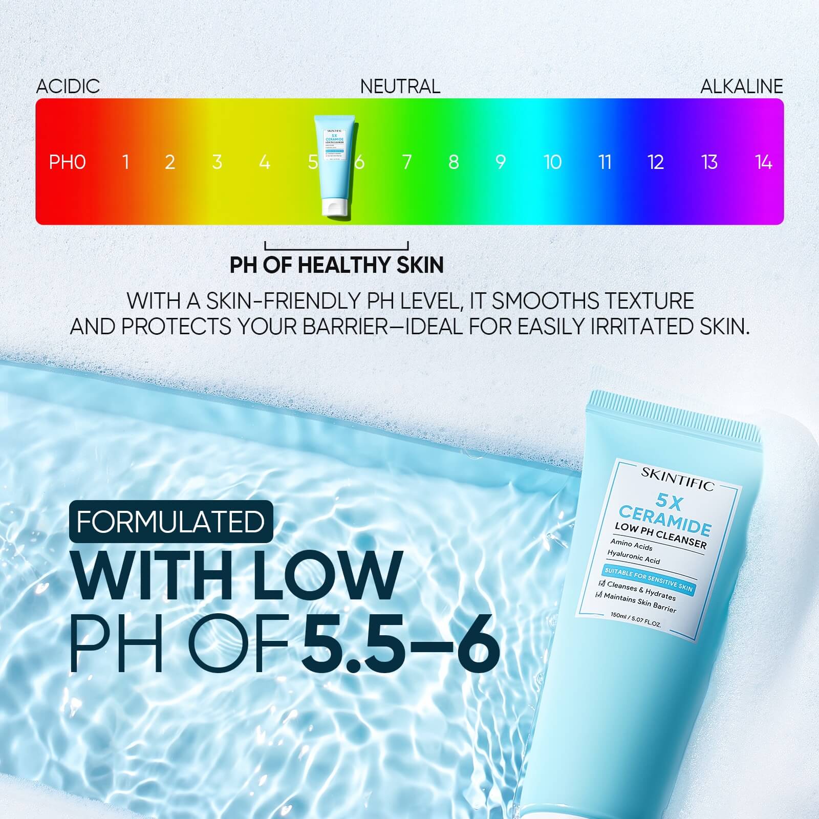 5X Ceramide Low pH Cleanser Gesichtswaschmittel