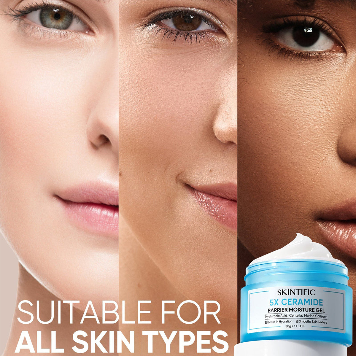 5X Ceramid Barriere Feuchtigkeits-Gel