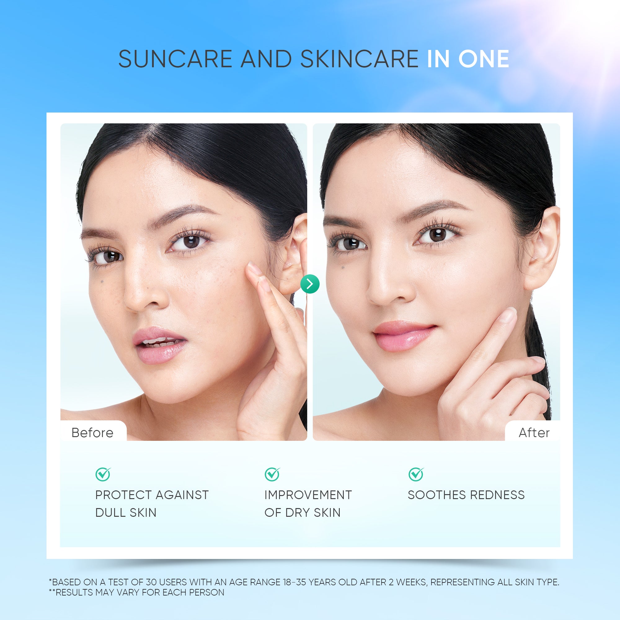 Aqua Light Tägliche Sonnencreme SPF 35+ PA+++