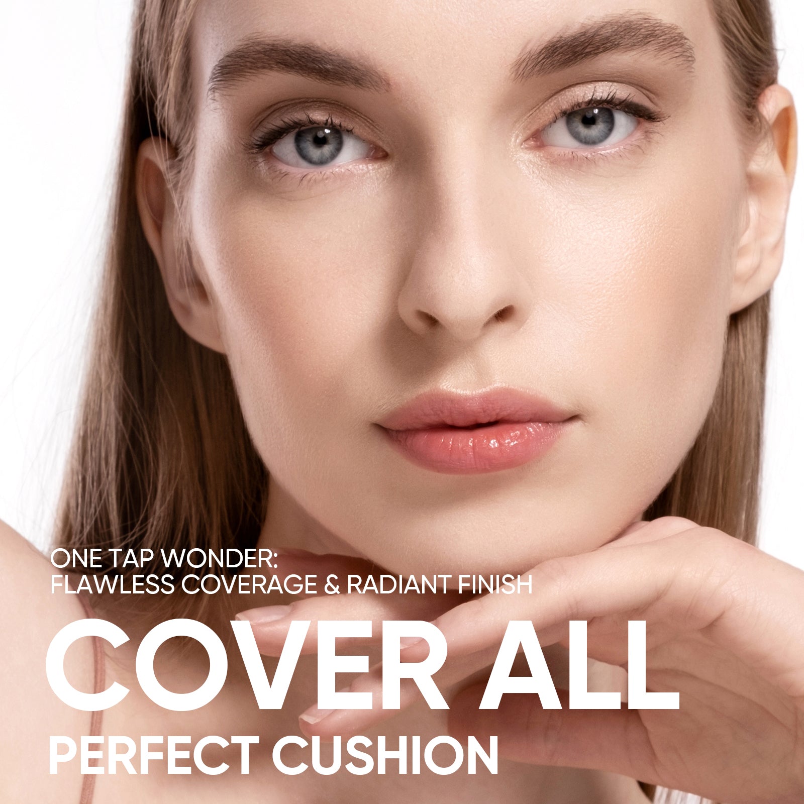 12 Stunden langanhaltendes Cover Cushion + Booster Serum Spray + Lippenserum