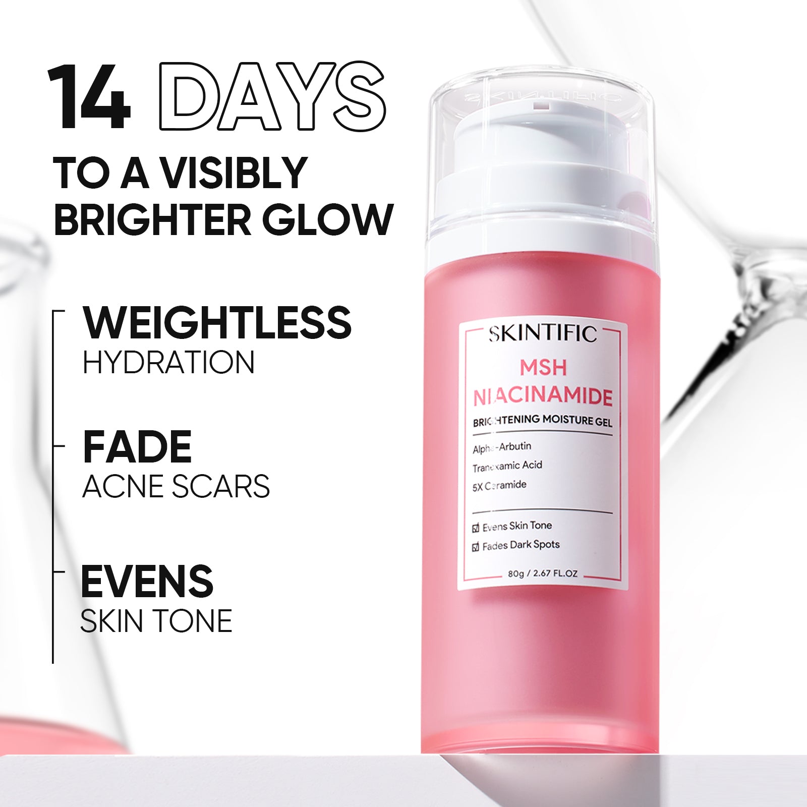 MSH Niacinamid Aufhellendes Feuchtigkeits-Gel