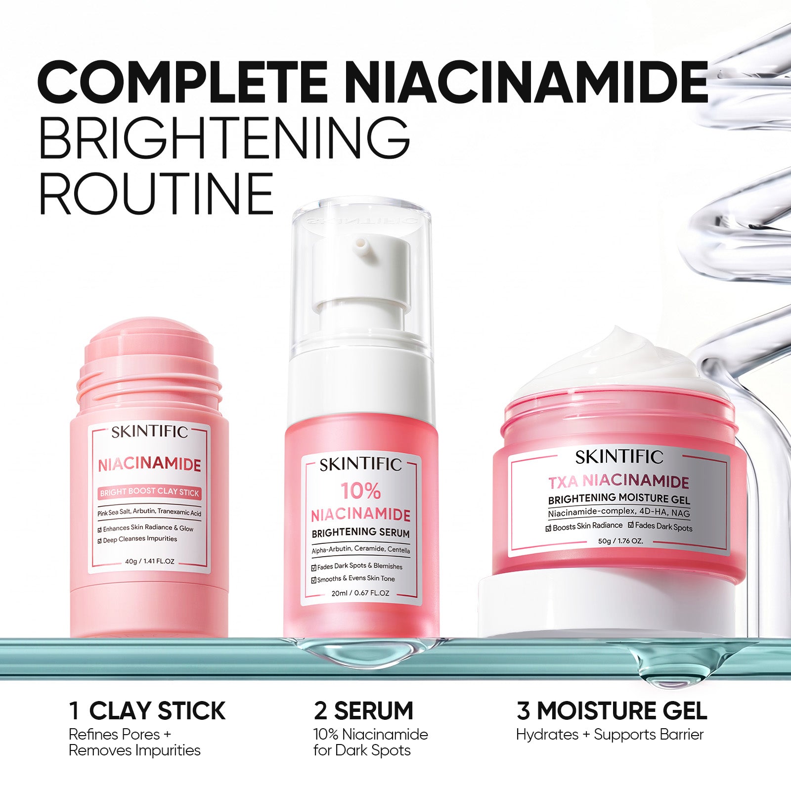 Niacinamide Aufhellungsset
