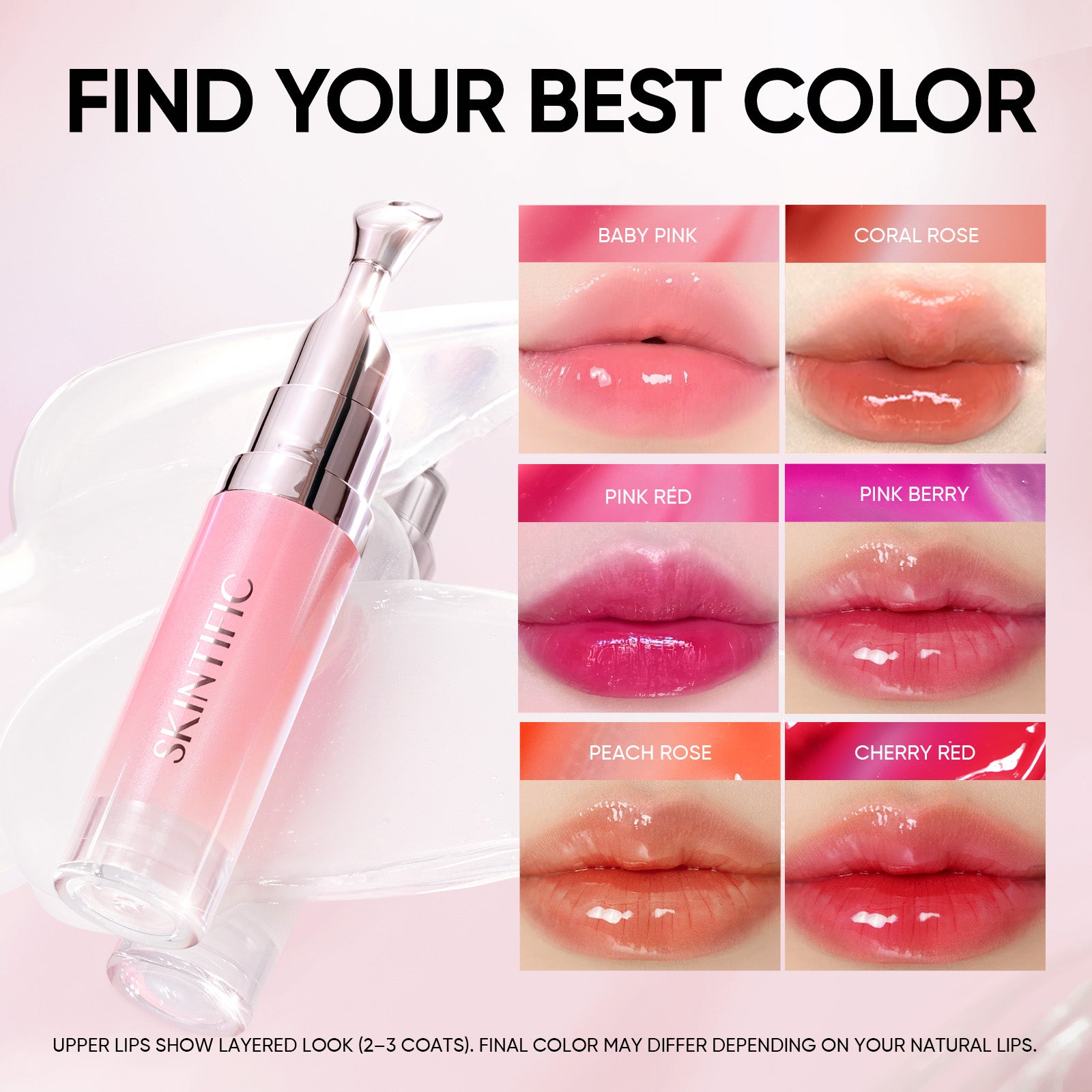 Glow Cushion & Peptide Lip Serum Set 2pcs