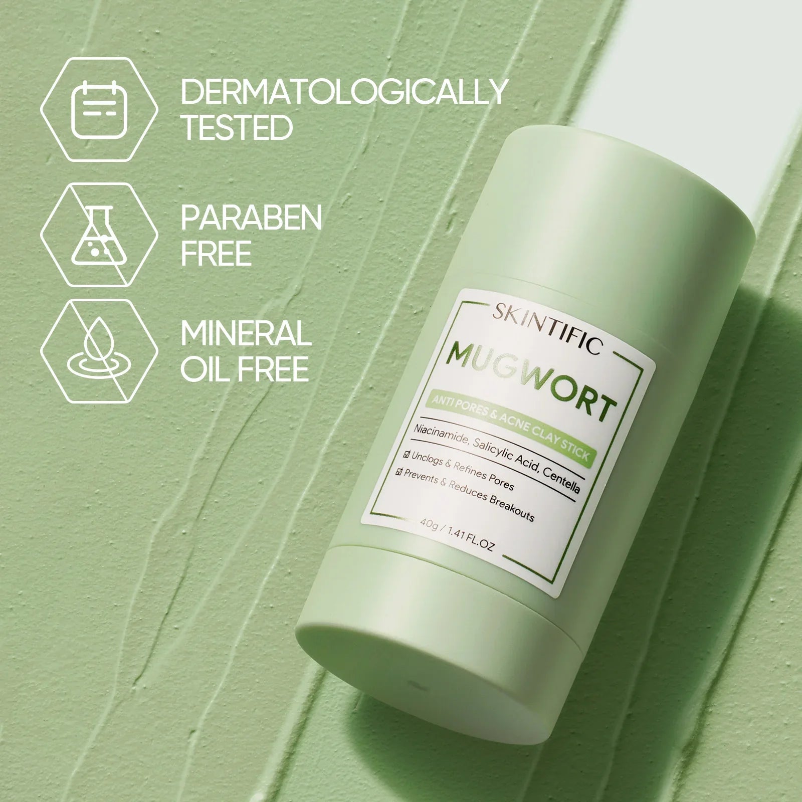 Beifuß Akne Tonerde-Stick