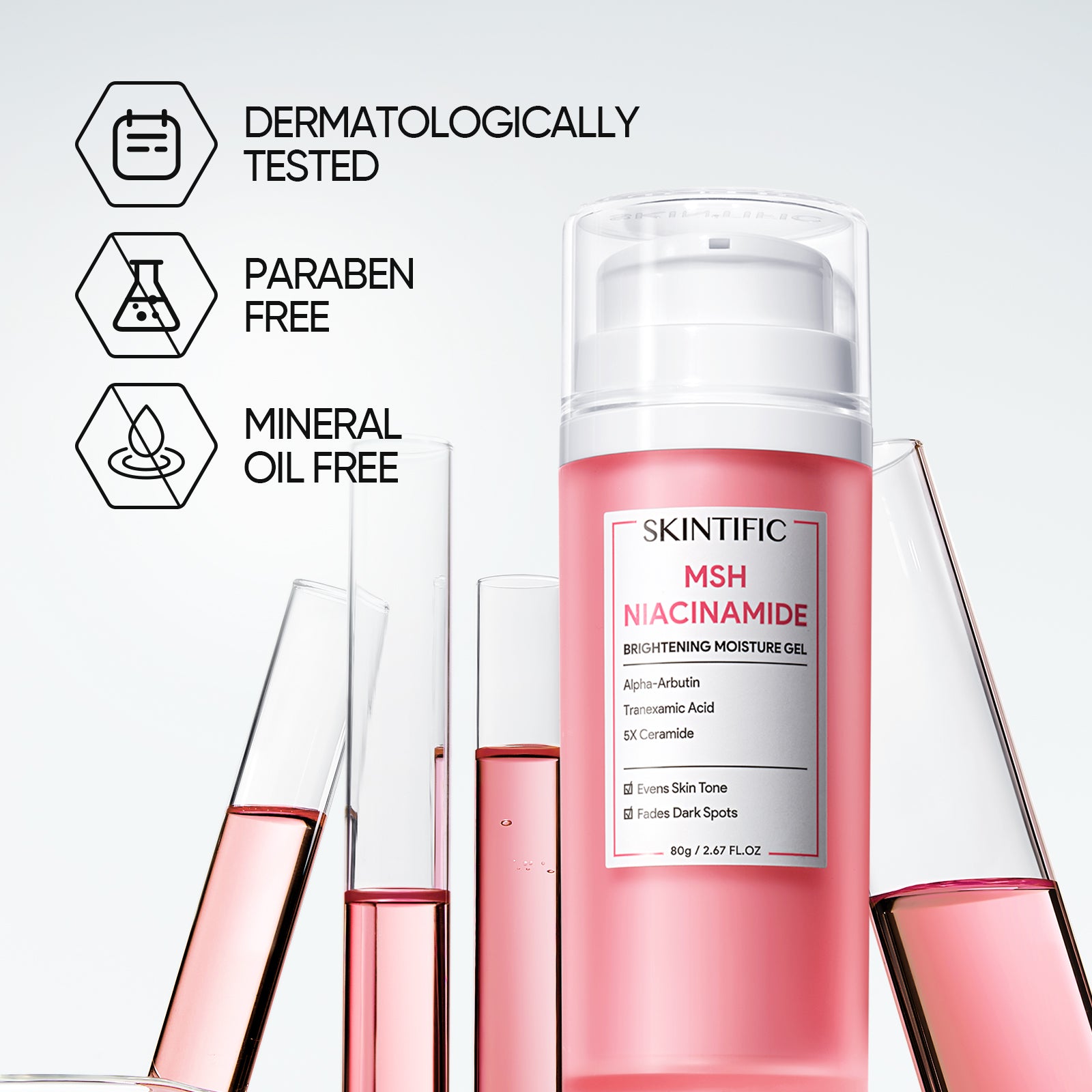 MSH Niacinamid Aufhellendes Feuchtigkeits-Gel