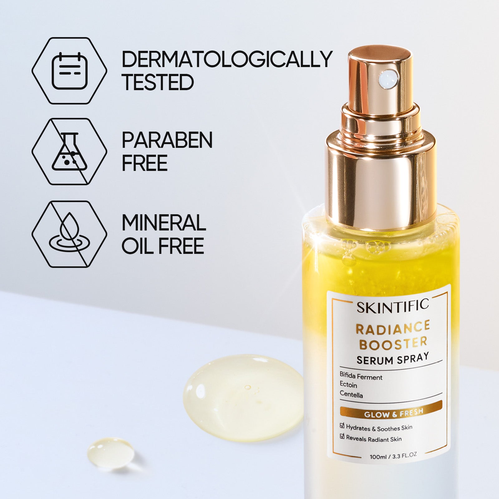 Glow Cover Cushion + Booster Serum Spray + Lip Serum