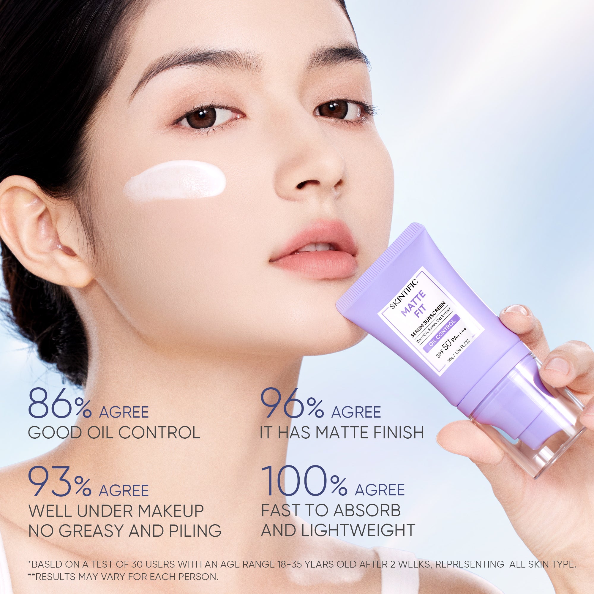 Matte Fit Serum Sonnencreme SPF 50+ PA++++