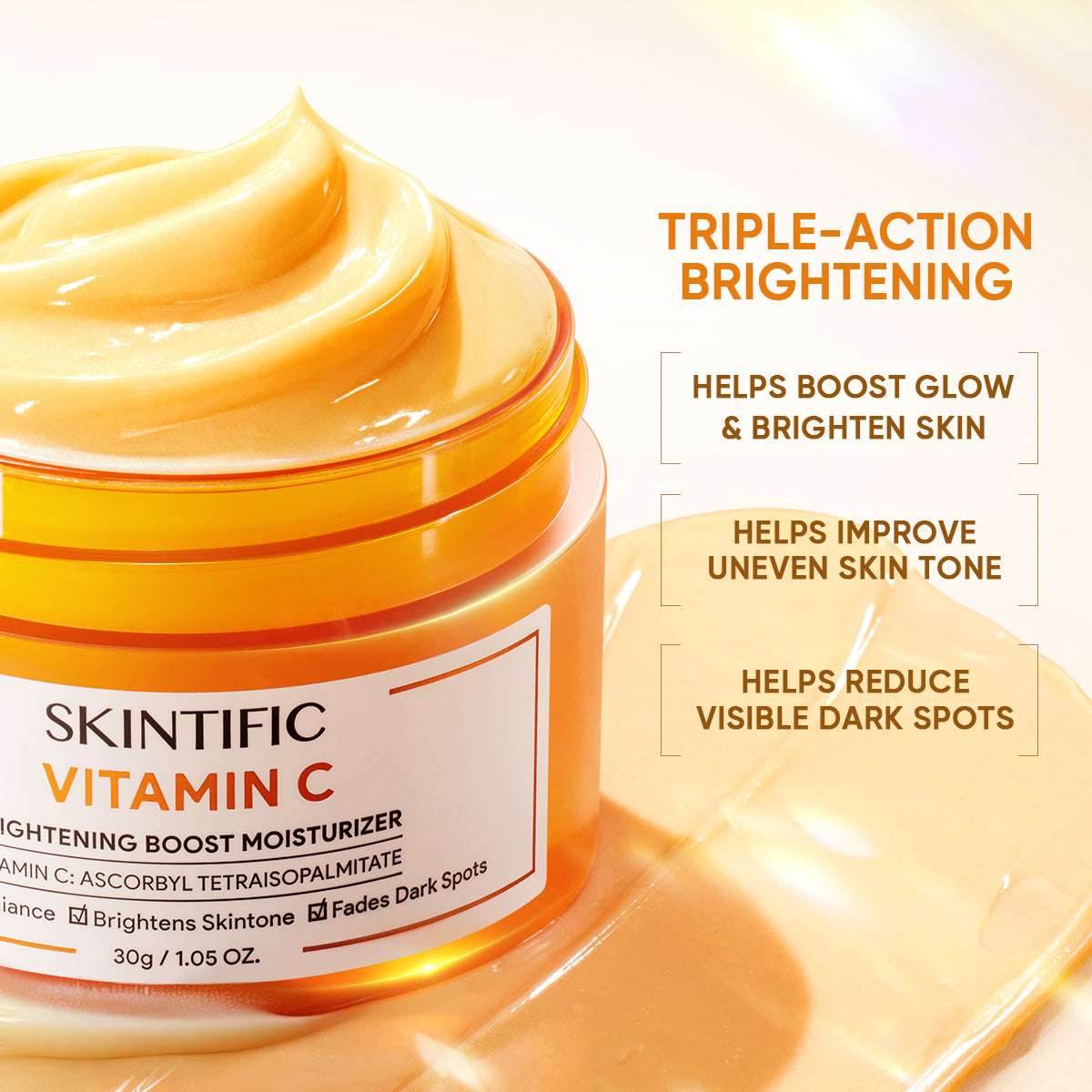 Vitamin C aufhellende Feuchtigkeitspflege