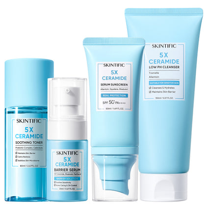 5X Ceramide Komplette Hautbarriere-Reparatur-Set