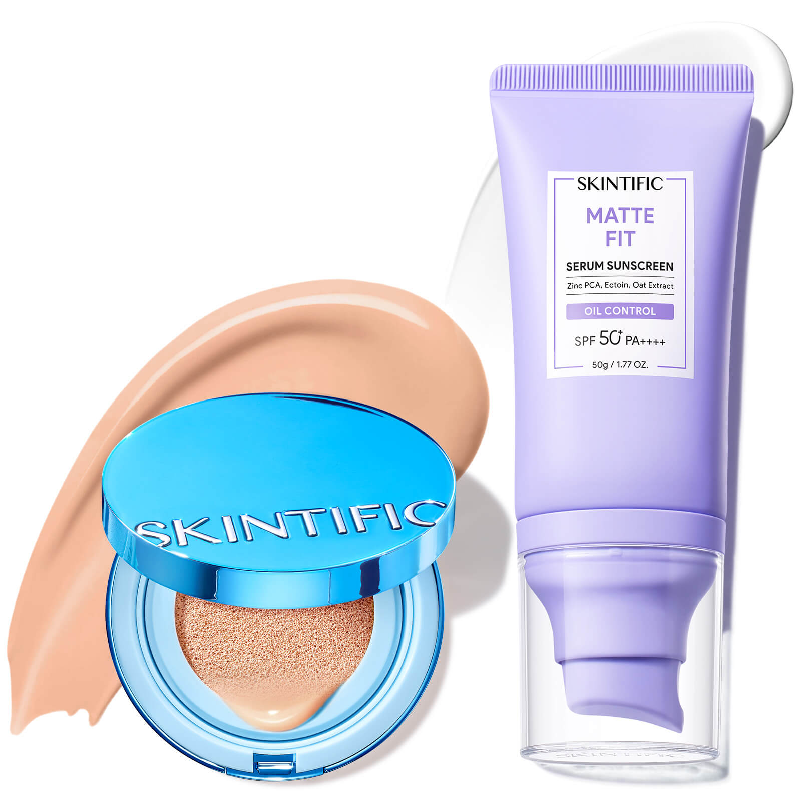 Matte Sunscreen and Velvet Cushion Set