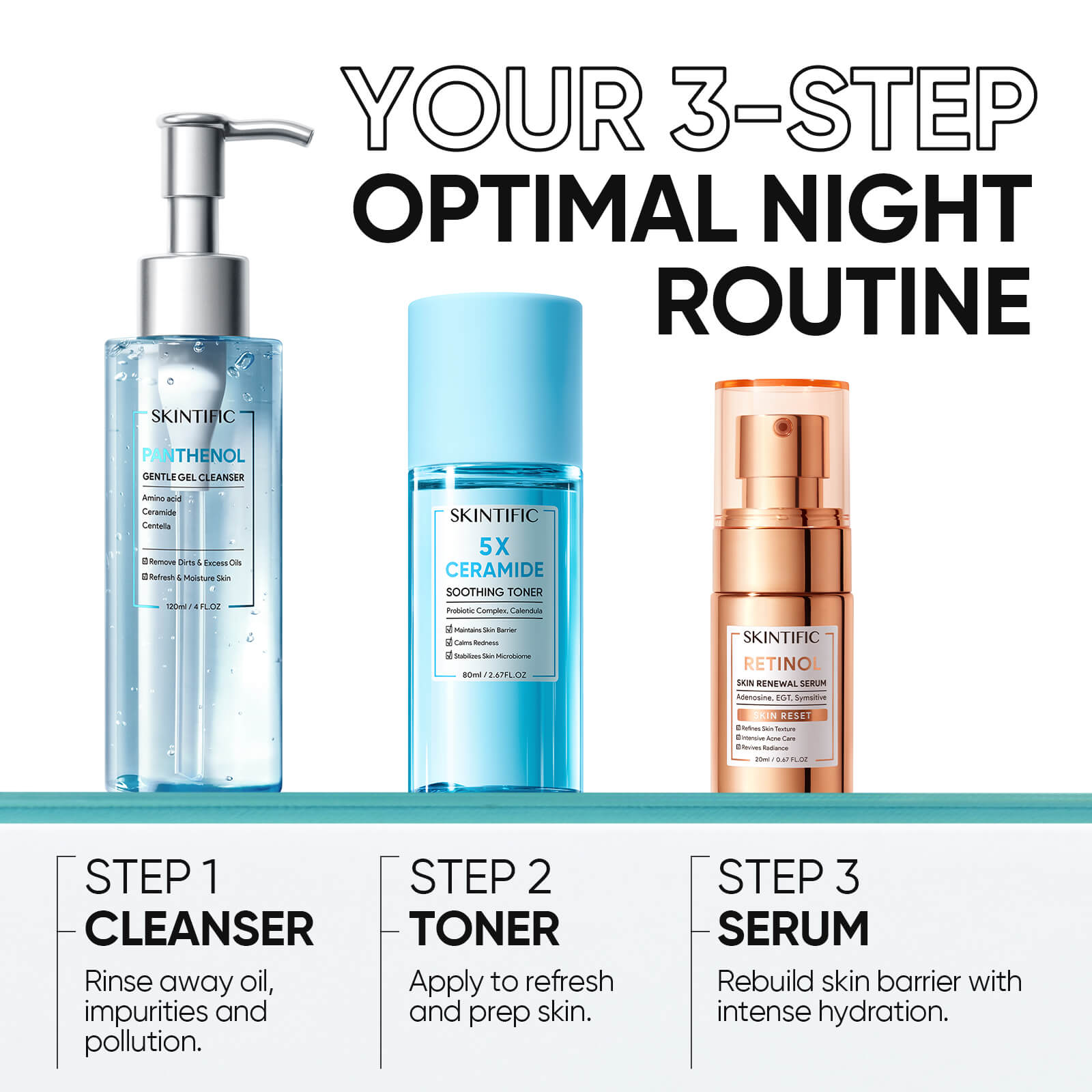 Retinol Serum Hauterneuerndes Anti-Aging Nachtserum