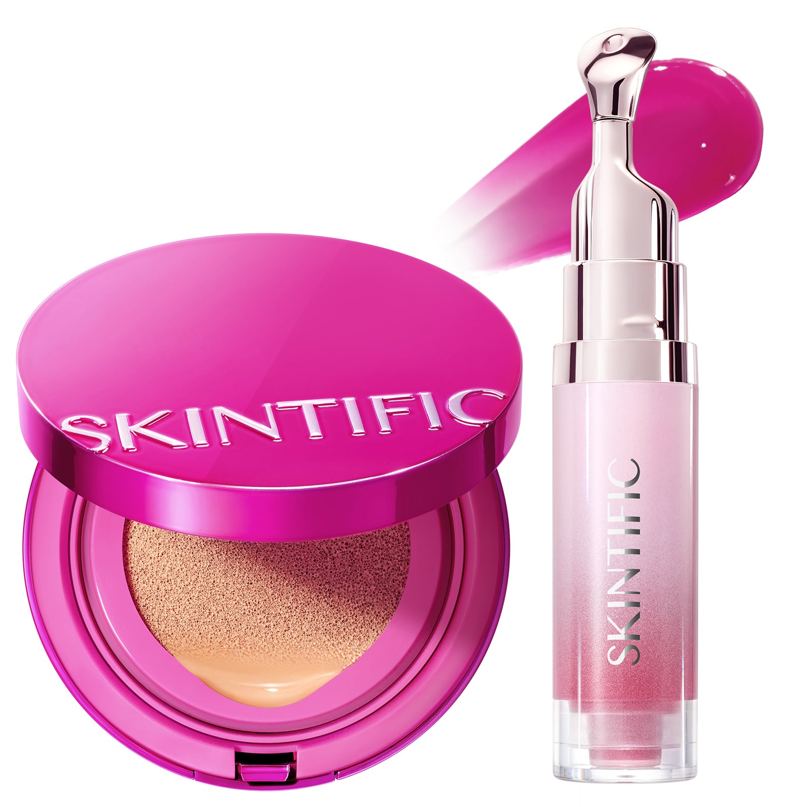 Glow Cushion & Peptide Lip Serum Set 2pcs