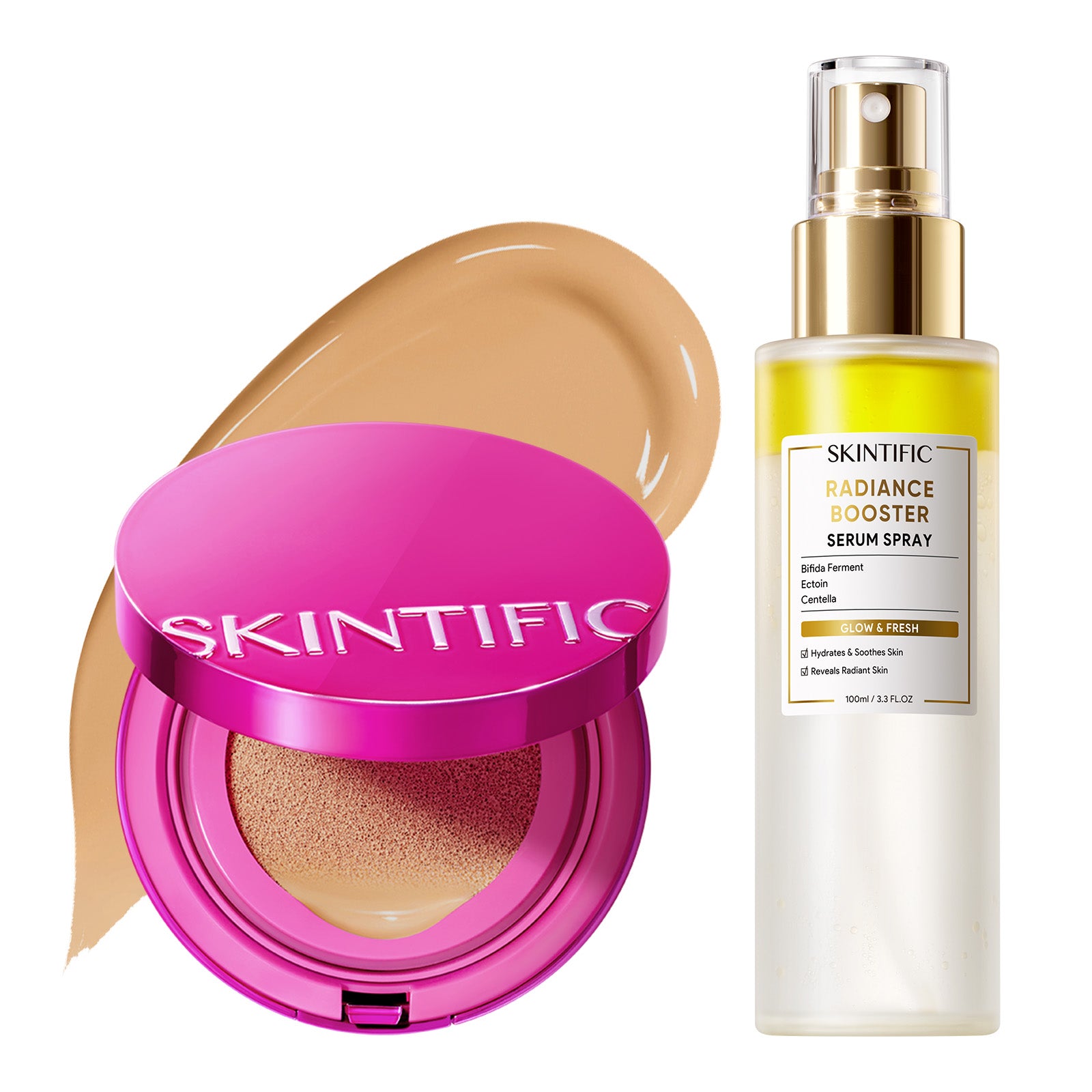 Glow Cushion & Serum Spray Set 2pcs