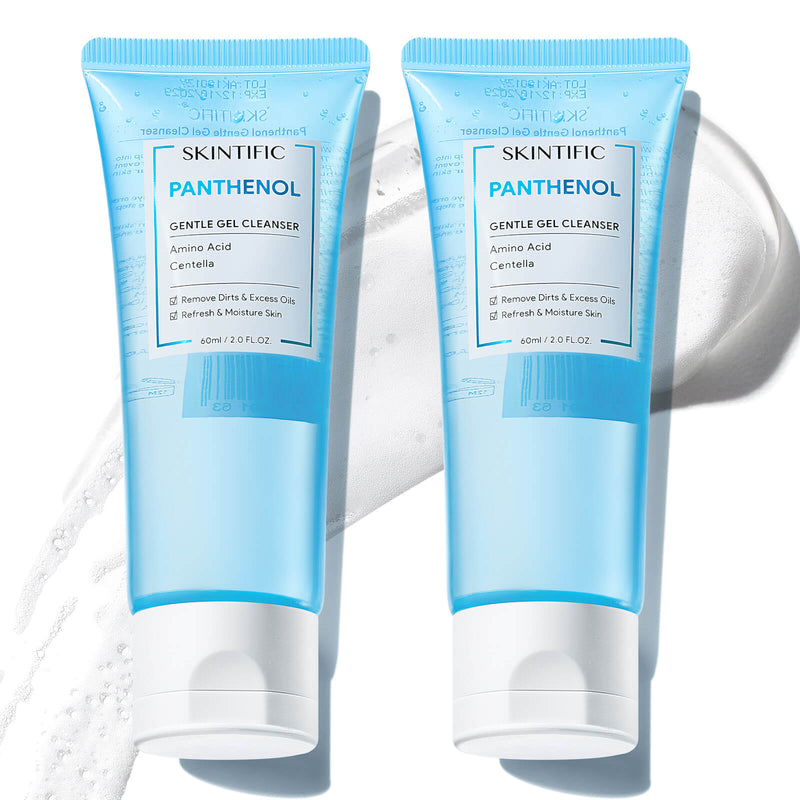 Panthenol Sanftes Gel-Reinigungsmittel Beruhigende Gesichtsreinigung
