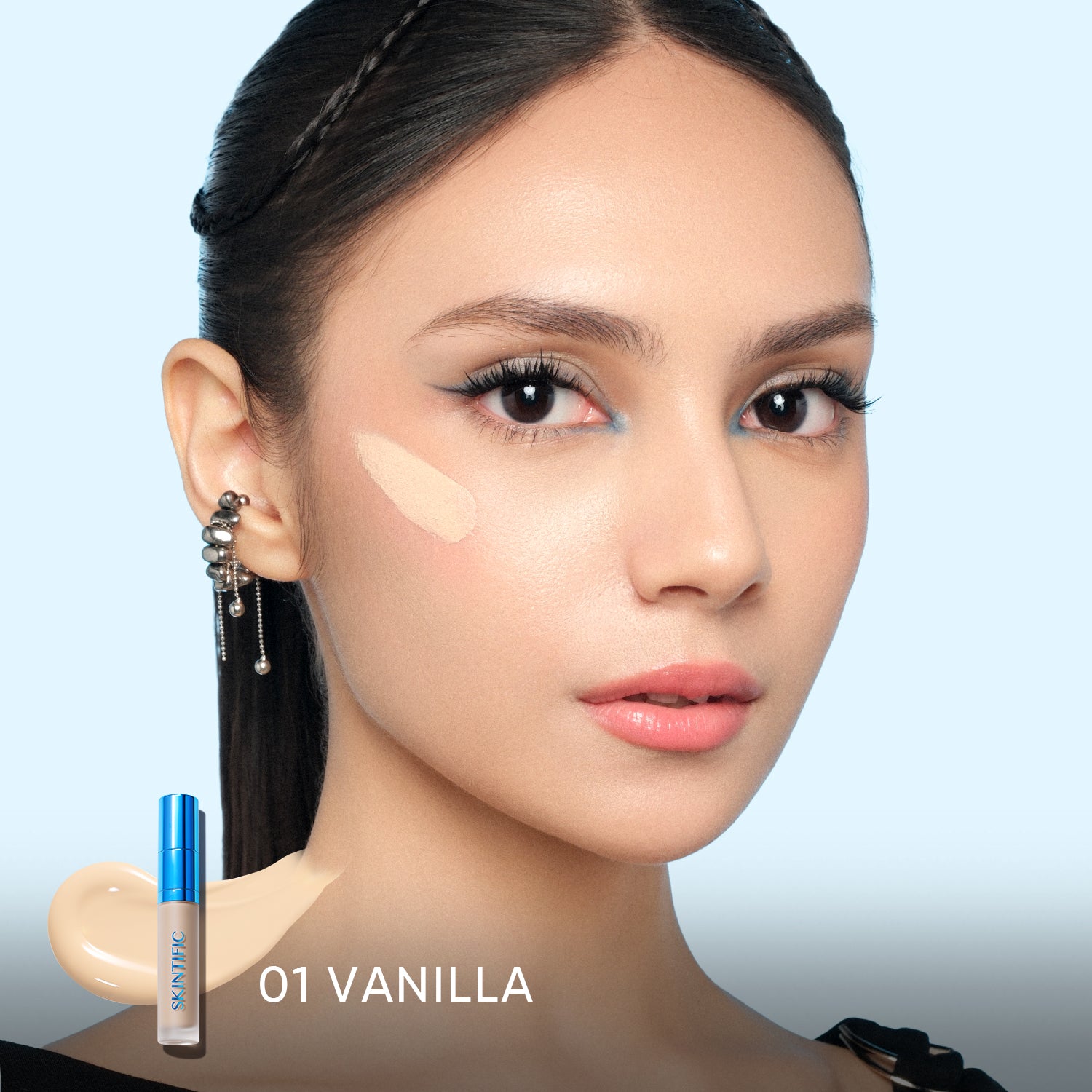 Concealer mit Doppelspitze, perfekter Serum-Concealer, 5 ml