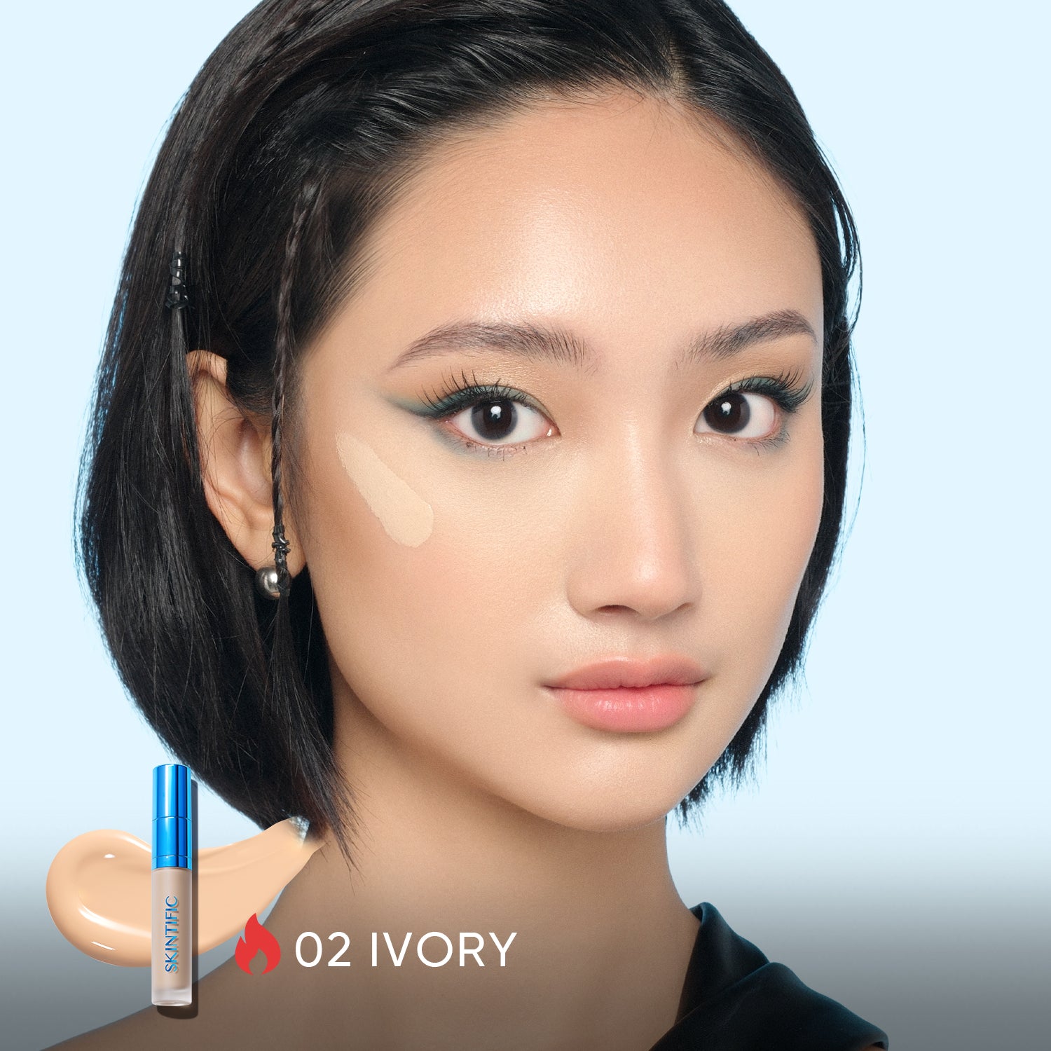 Concealer mit Doppelspitze, perfekter Serum-Concealer, 5 ml