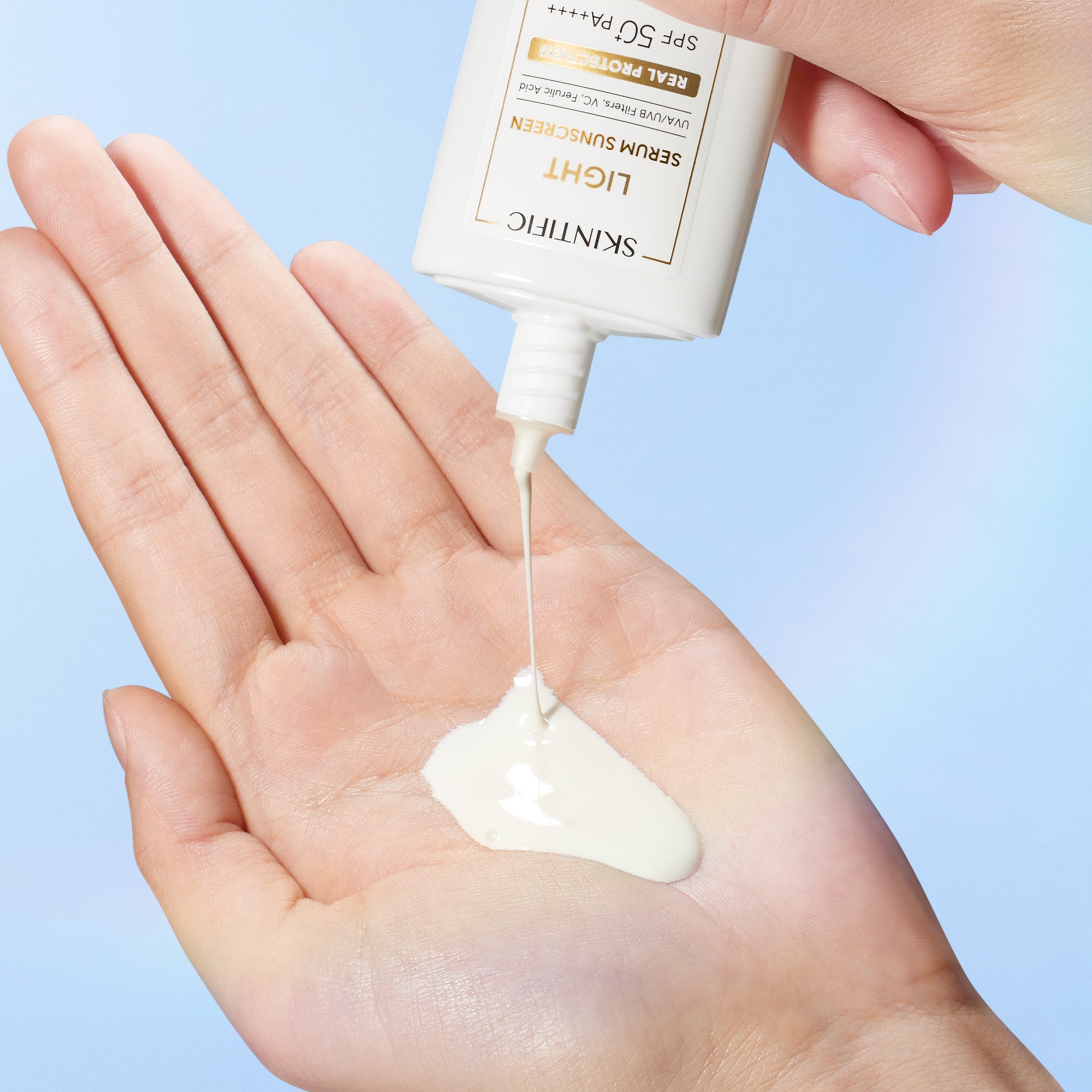 Leichtes Serum Sonnencreme SPF 50+ PA++++