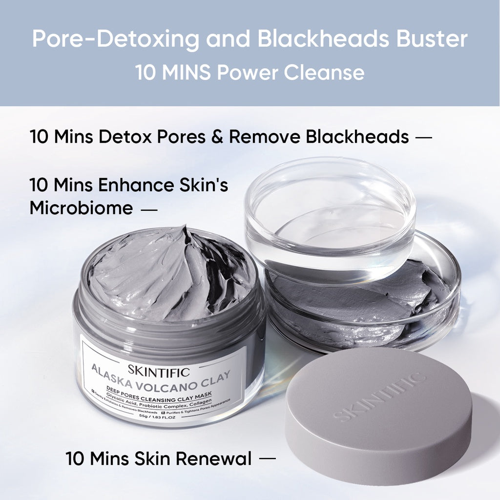 Alaska Vulkan Tiefenporen Reinigende Tonerde-Maske