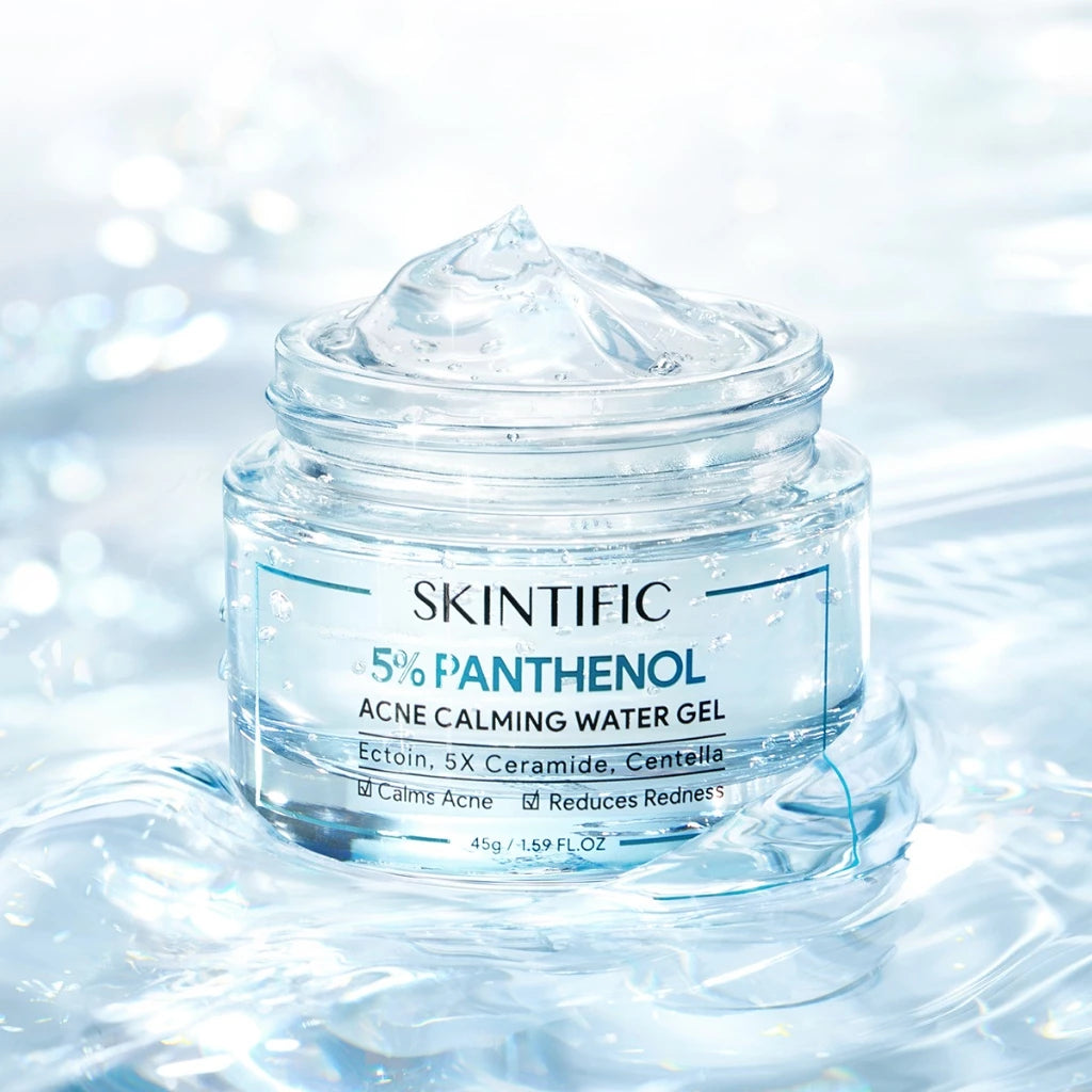 5% Panthenol Akne-Beruhigendes Wasser-Gel
