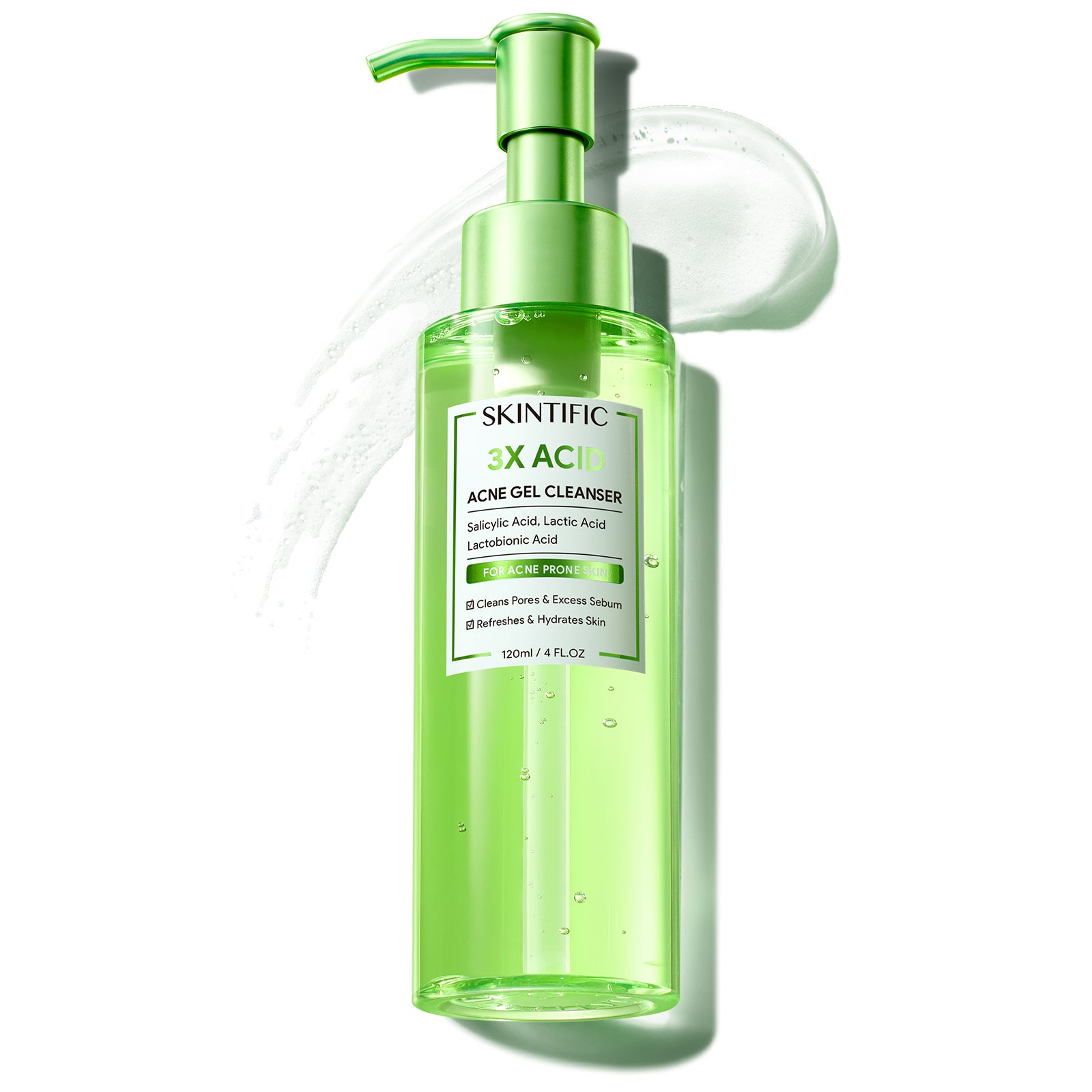 3X Acid Akne Gel-Reinigungsmittel