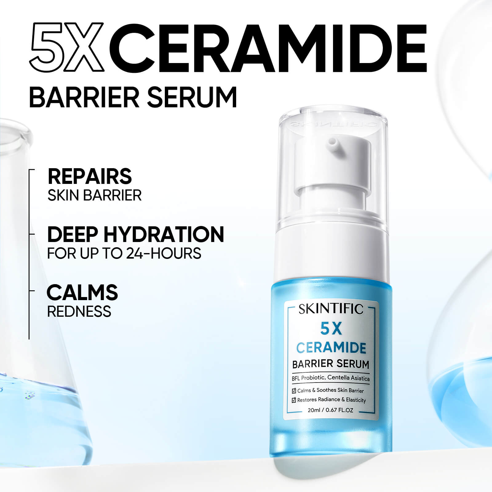 5X Ceramide Komplette Hautbarriere-Reparatur-Set