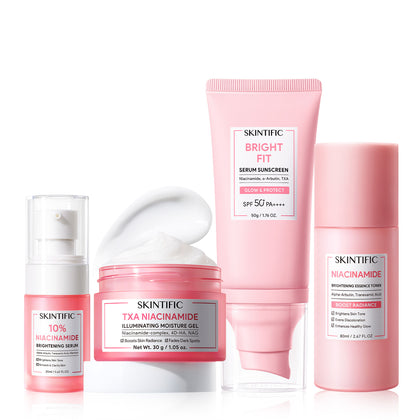 Niacinamid-Glow-System für jeden Tag, 4er-Set