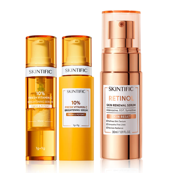 AM-PM Aufhellendes & Erneuerndes Serum Set 2-teilig