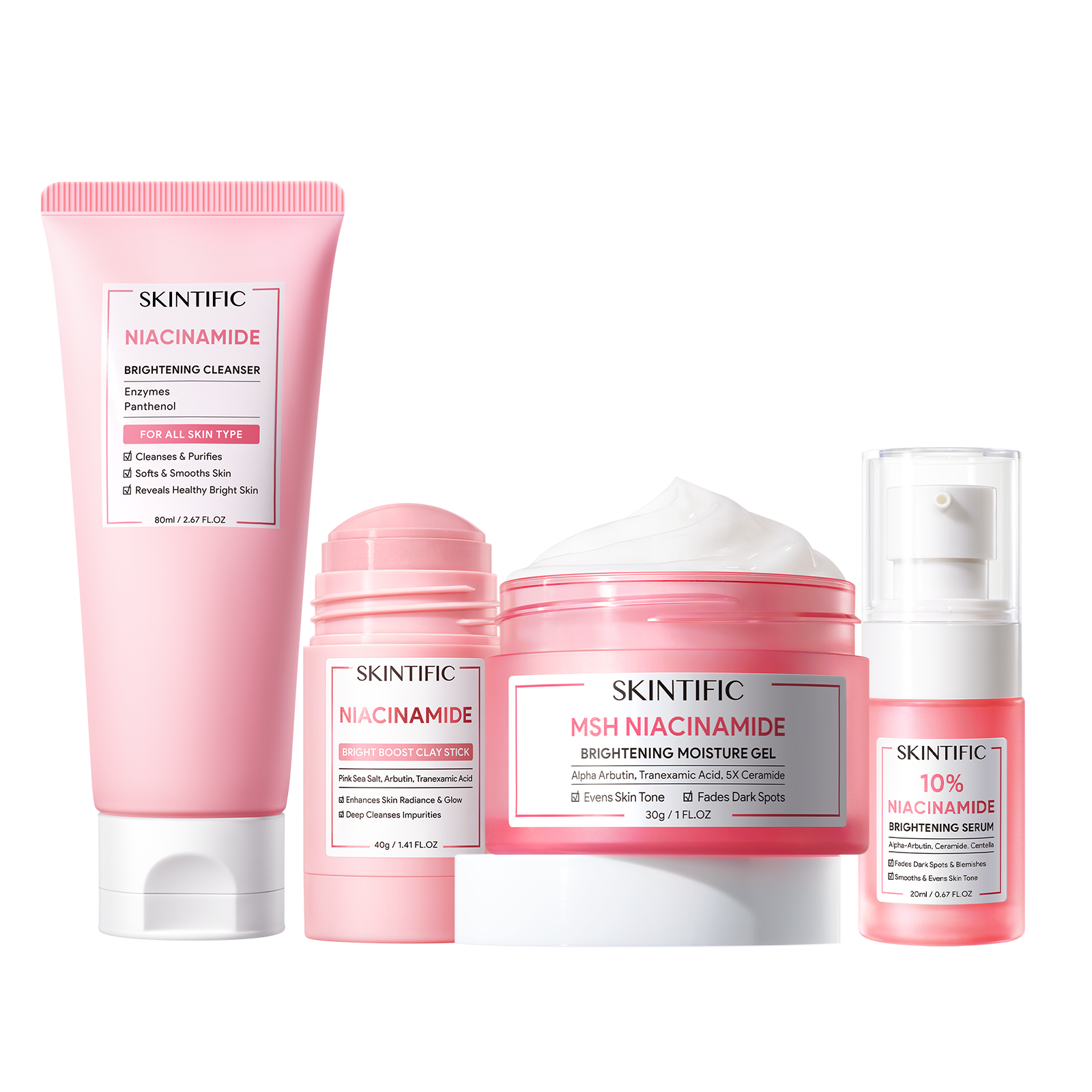 MSH Niacinamid Aufhellungsset 4-teilig