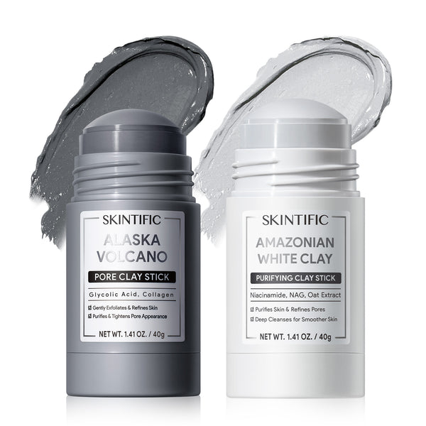Dual Clay Set für Mitesser und glatte Haut 2tlg.