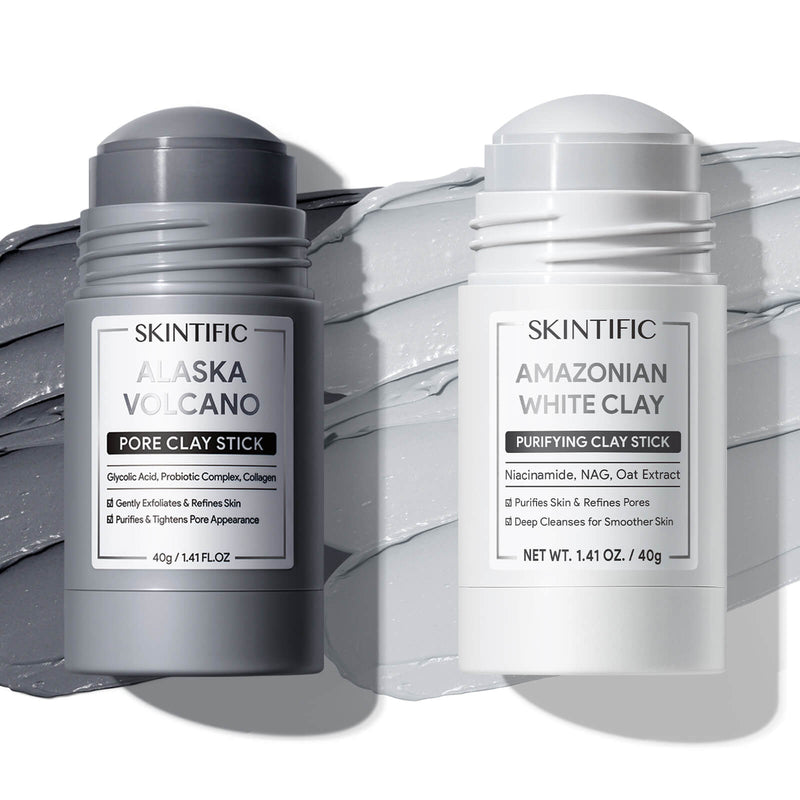 Dual Clay Set für Mitesser und glatte Haut 2tlg.