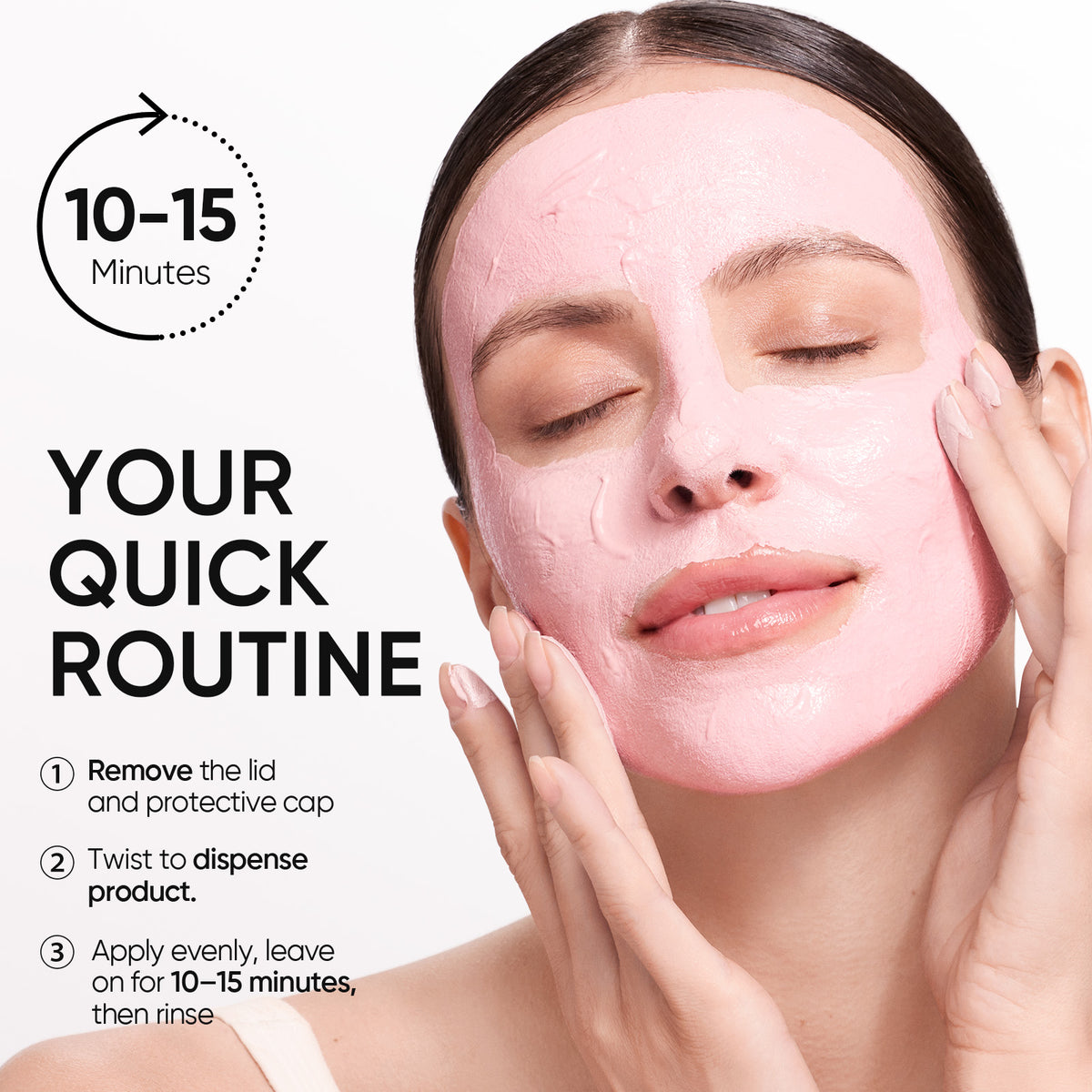 Rose PDRN Niacinamid Glow Boost Tonerde-Stick