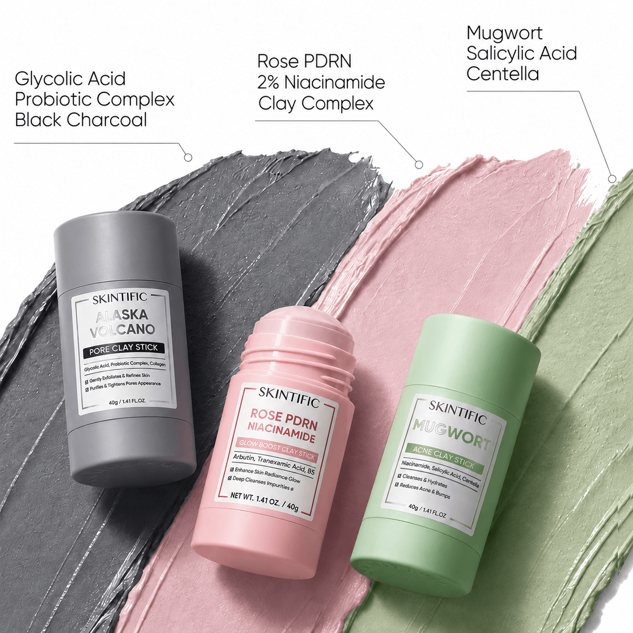 Alaska Volcano Pore Clay Stick