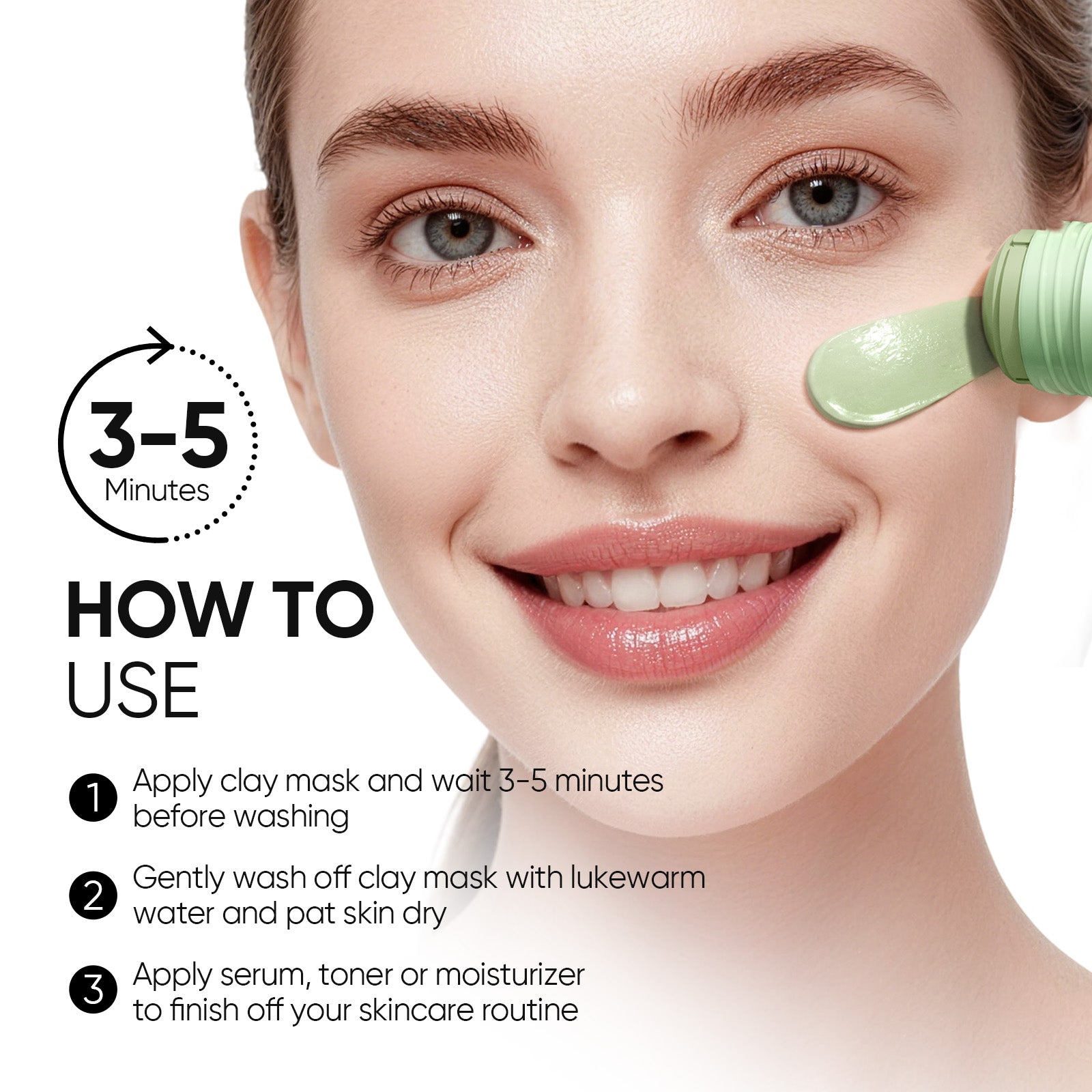 Beifuß Akne Tonerde-Stick