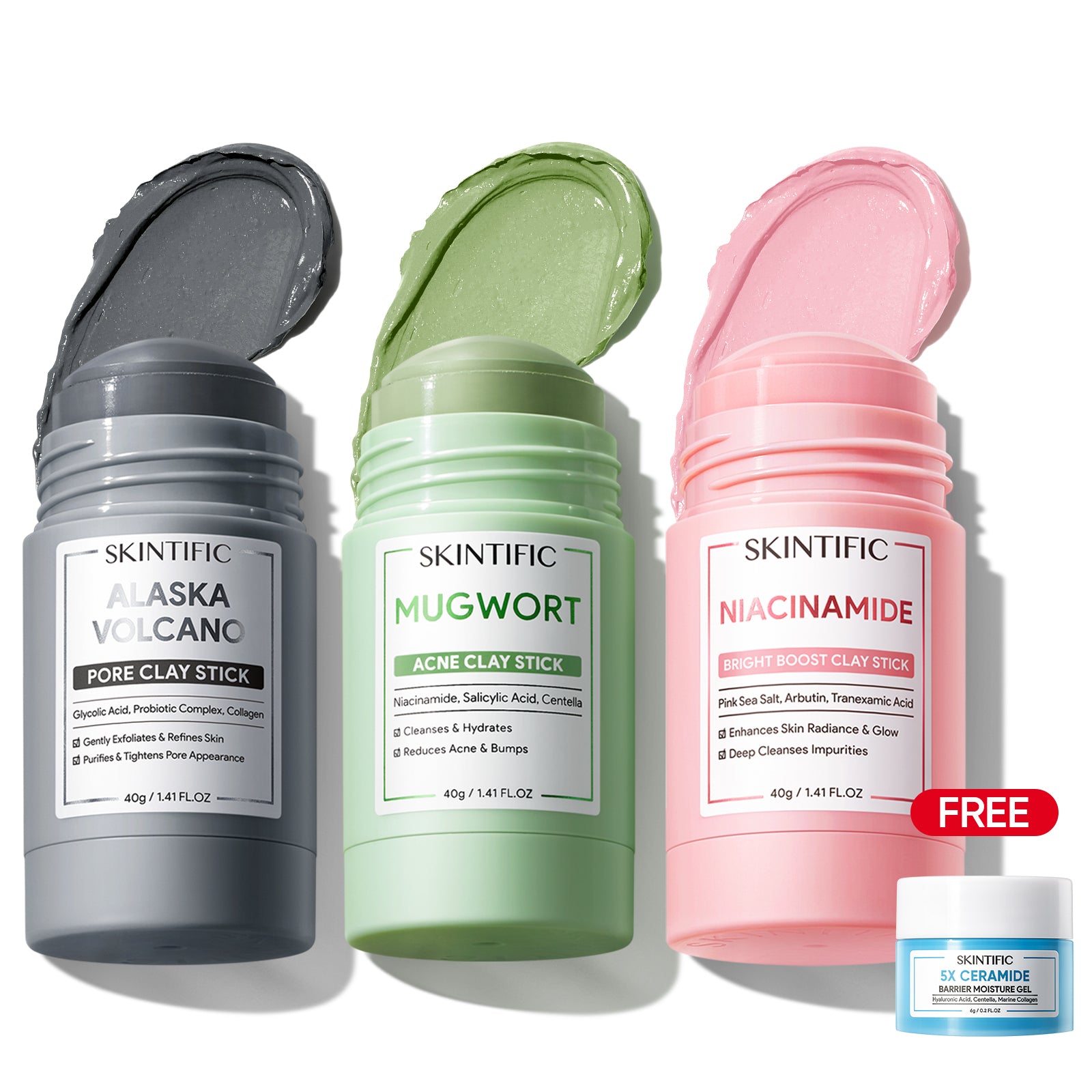 Pore ​​Perfect Clay Stick Mask Set 3-teilig