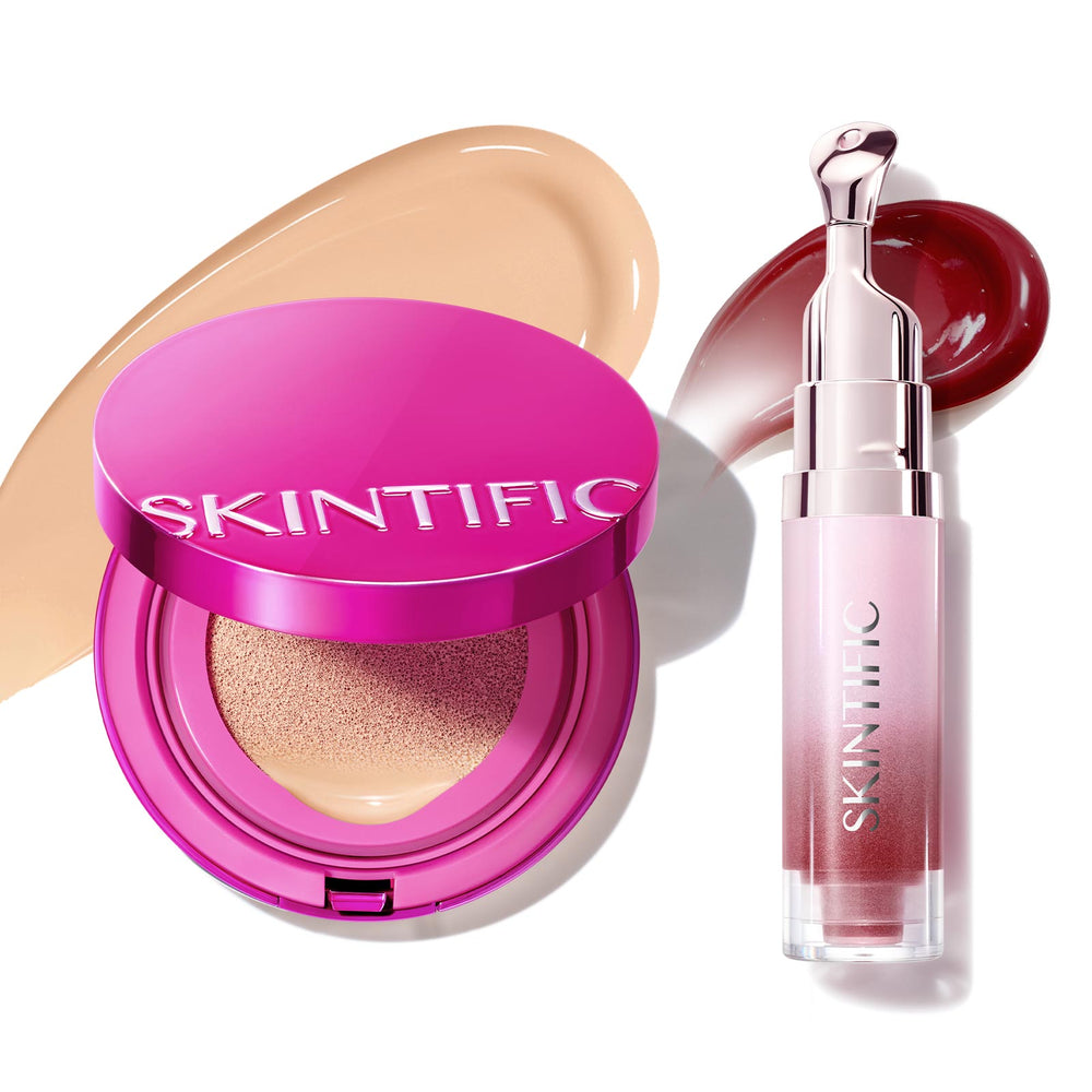 Glow Cushion & Peptide Lip Serum Set 2pcs