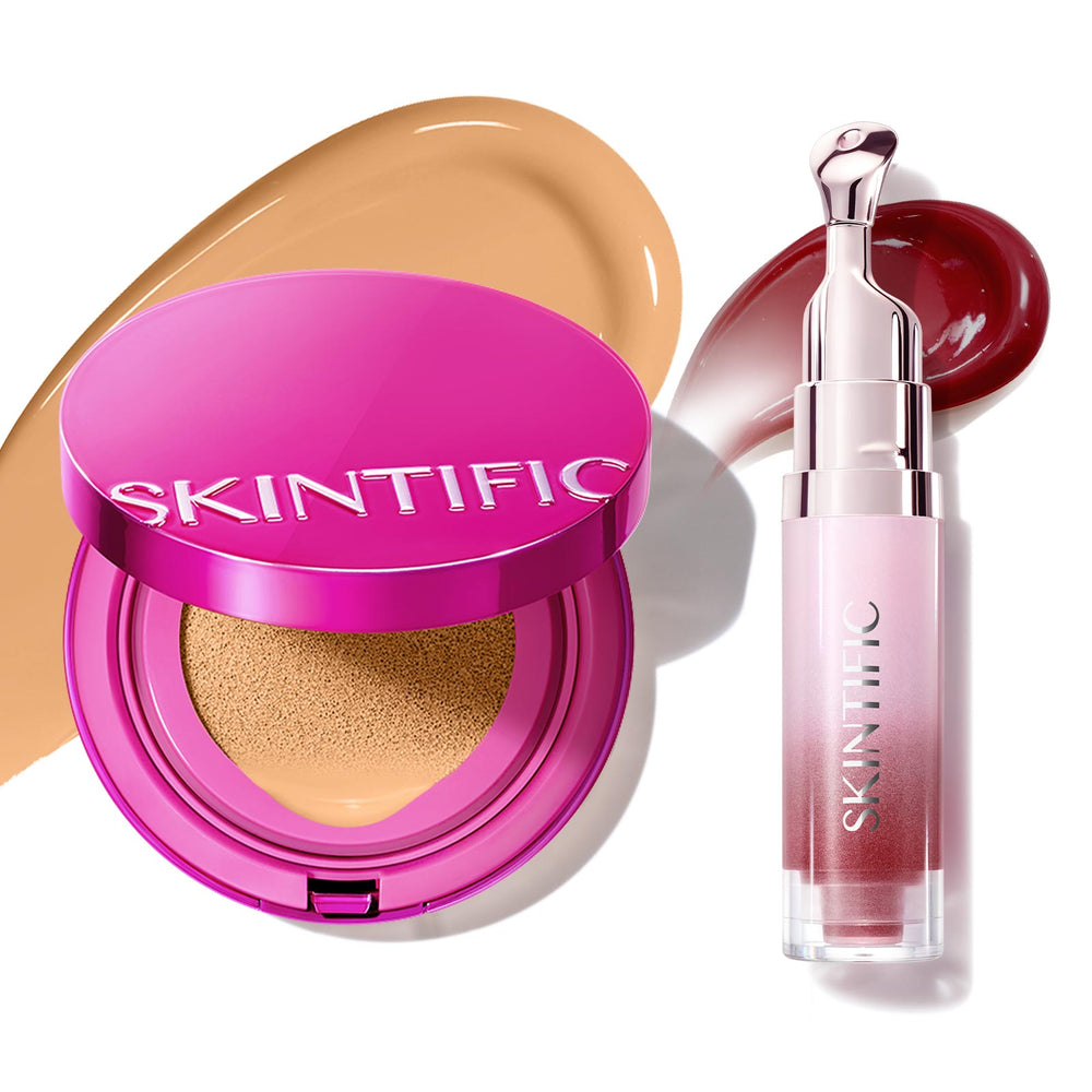 Glow Cushion & Peptide Lip Serum Set 2pcs