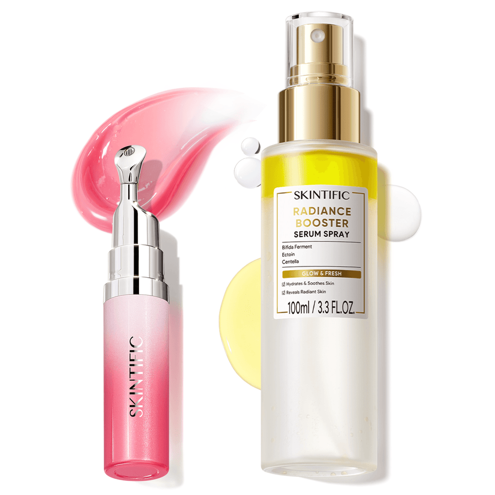 Radiance Booster Spray & Peptid-Lippenserum-Set, 2-teilig
