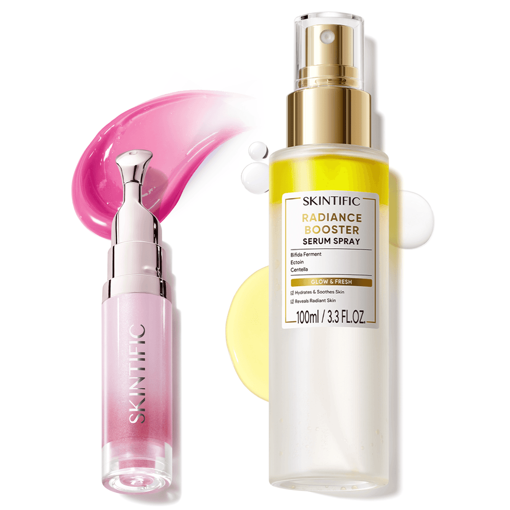 Radiance Booster Spray & Peptid-Lippenserum-Set, 2-teilig