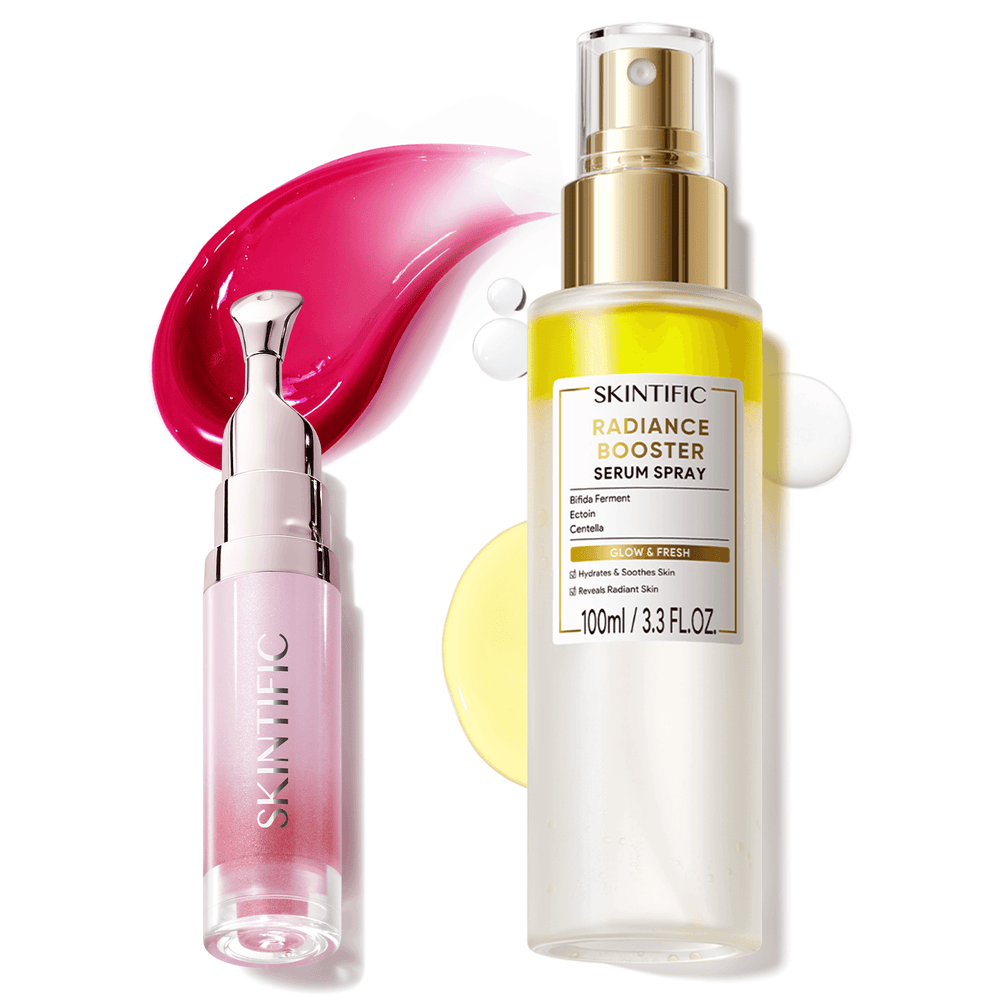 Radiance Booster Spray & Peptid-Lippenserum-Set, 2-teilig
