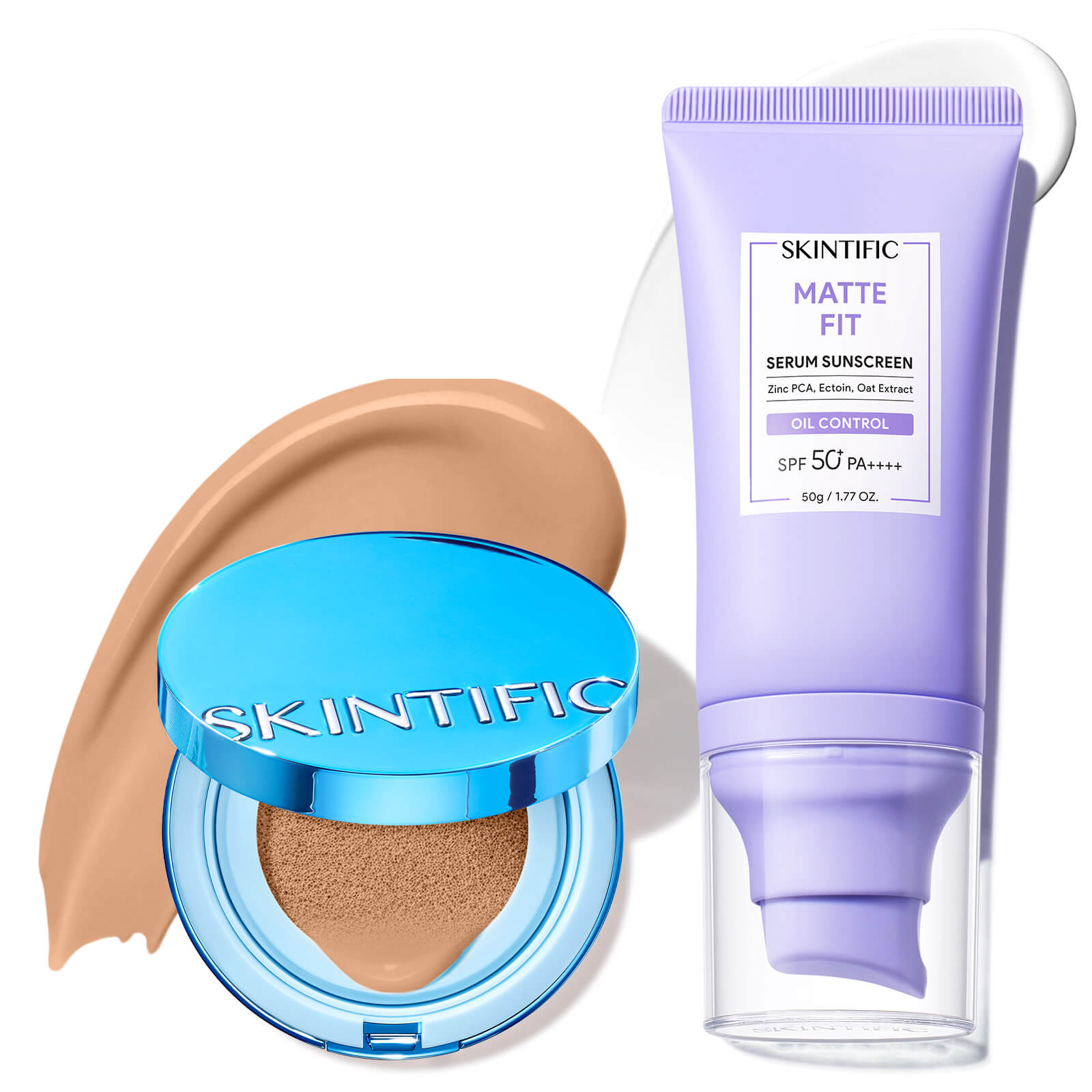 Matte Sunscreen and Velvet Cushion Set