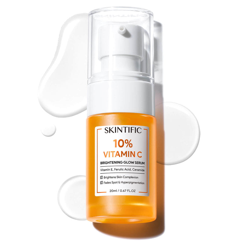 10% Vitamin C Glow Serum Hellt dunkle Flecken auf und gleicht den Hautton aus