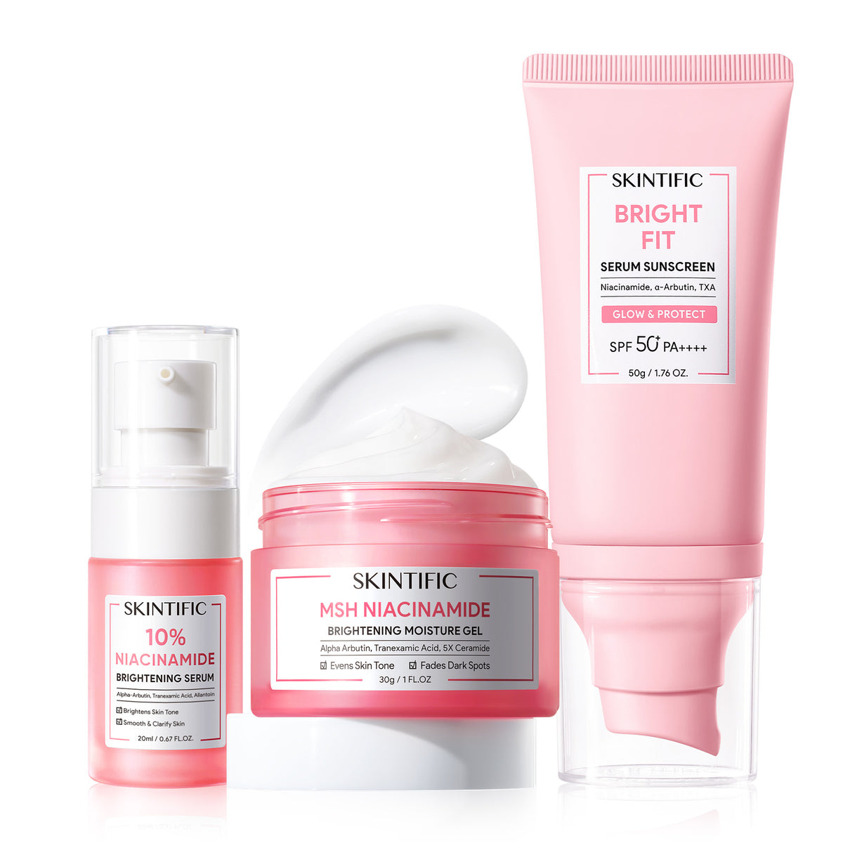 Daily Niacinamide Brightening Glow System Set
