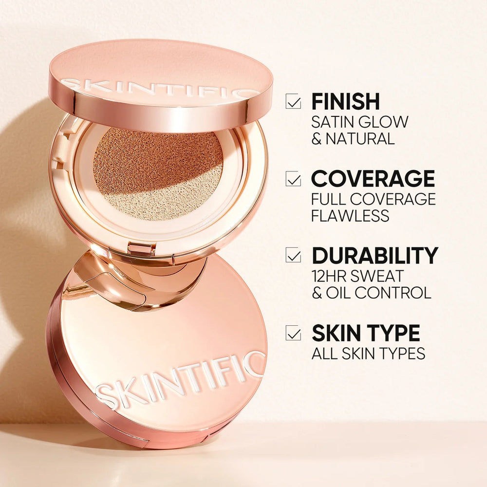 12-Hour Long-Lasting Cushion, Serum Spray & Lip Serum Set