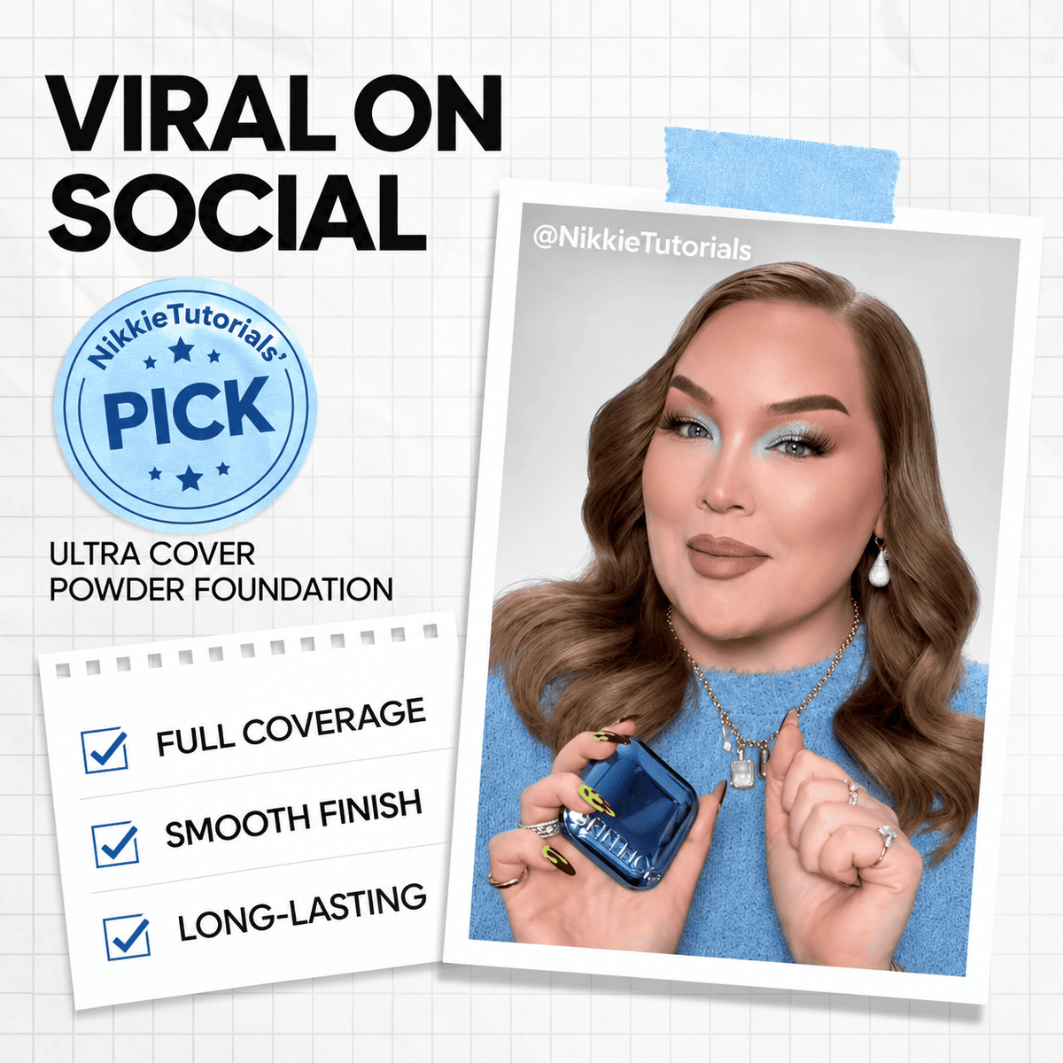 NikkieTutorials’ Pick | Ultra Cover Powder Foundation